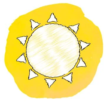 Sun, vector illustration 스톡 일러스트