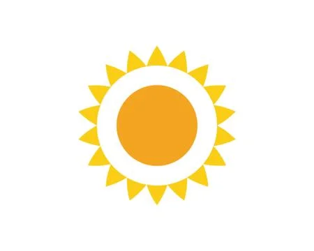 Sun Vector illustration Logo Template design Stock Illustration