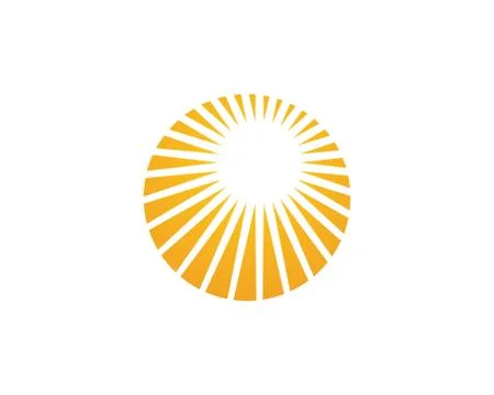 Sun Vector illustration Logo Template design Stock Illustration