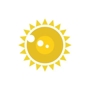 Sun Vector logo icon Stock Illustration