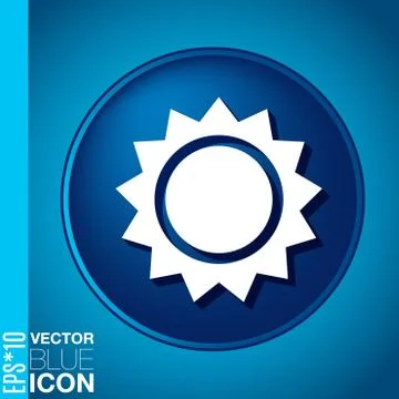 Sun.  the weather icon Stock Illustration