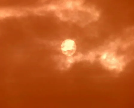 Sun went behind clouds Stock Footage 117977