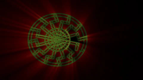 Sun wheel Stock Footage 1034777