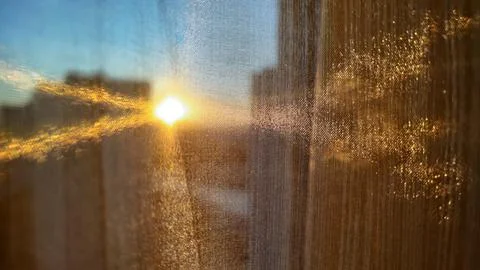 Sun from window Stock Photos