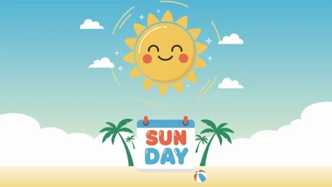 Sun world day landscape Stock Footage 339299741