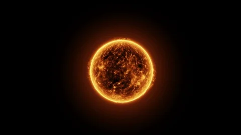Sun zooms into frame Stock Footage 90133709