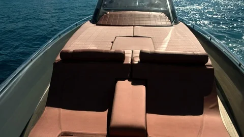 Sunbathing front area on a maxi rib Stock Footage 71004163