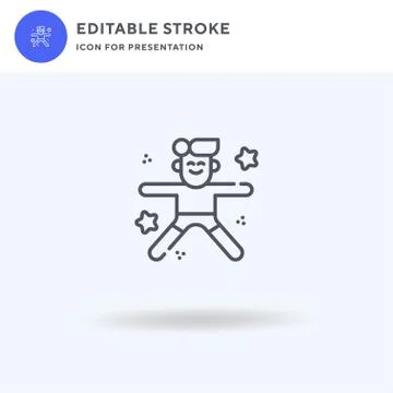 Sunbathing icon vector, filled flat sign, solid pictogram isolated on white,  Stockillustratie