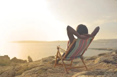 Sunbathing Stock Photos