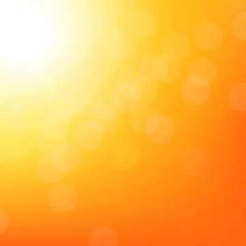 Sunbeam Background With Bokeh Stock Illustration