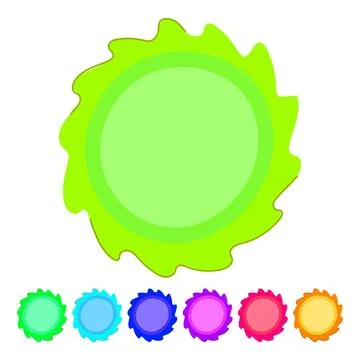 Sunbeam sun vector cartoon graphic Stock Illustration