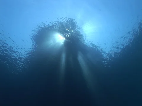 Sunbeams above Stock Footage 98503586