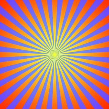 Sunbeams, abstract background Stock Illustration