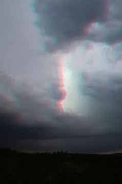 Sunbeams breaking through the clouds Stock Photos