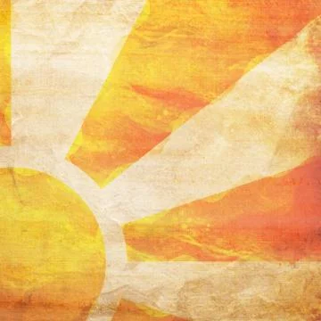 Sunbeams grunge background with stains Stock Illustration