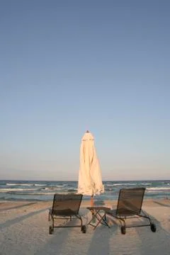 Sunbeds Stock Photos