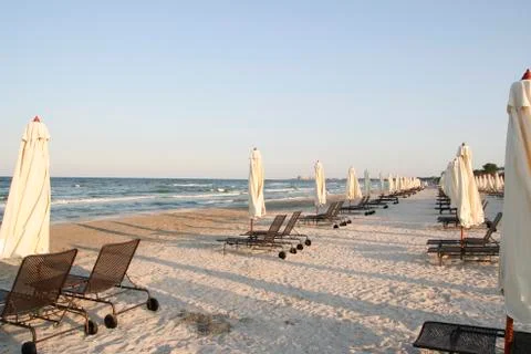 Sunbeds Stock Photos