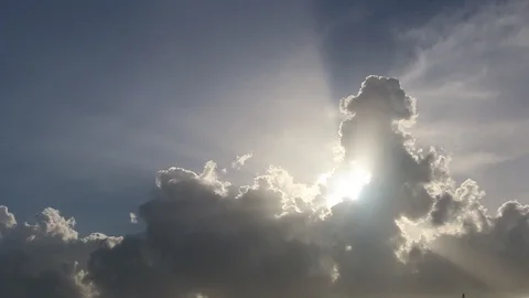 Sunbreak clouds Stock Footage 104736946