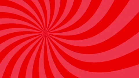 Sunburst animation background with red ray Stock Footage 294697207