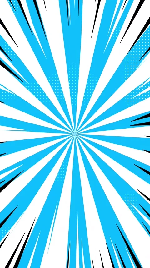 Sunburst background anime speed lines animation Stock Footage 310611223