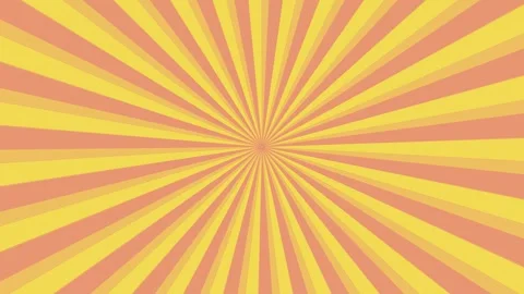 A sunburst background with vibrant, Looping animation of swirling stripes Stock Footage 295327566
