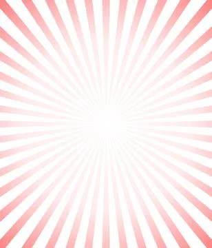 Sunburst banner background. Vector red sun rays beam. Starburst illustration. Illustrazione stock