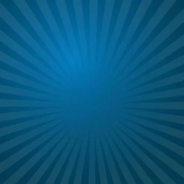 Sunburst blue rays pattern. Radial sunburst ray background vector illustratio Stock Illustration