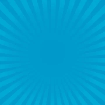 Sunburst blue rays pattern. Radial sunburst ray background vector illustratio Stock Illustration