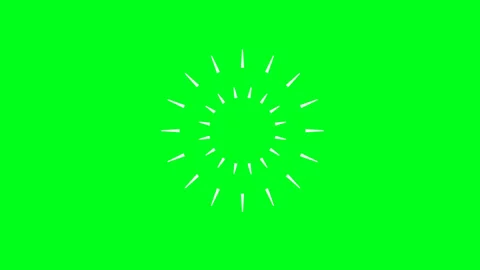 Sunburst burst animation elements set, white radial ray explosion Stock Footage 345483770