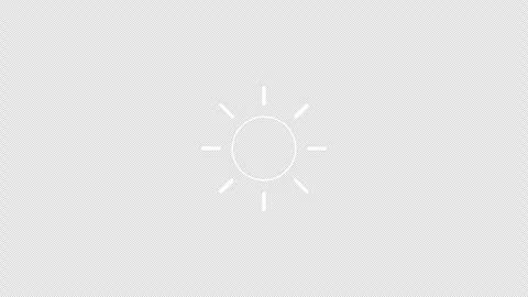 Sunburst Click Effect Animation on Transparent Background with Alpha Channel Vídeos de archivo 340181893