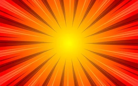 Sunburst comic effect background with halftones. Pop art comic style vector.. イラスト素材