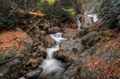 Sunburst Falls Stock-Fotos