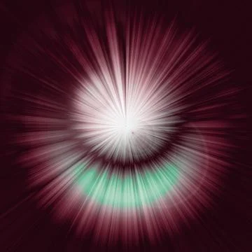 Sunburst on garnet background Stock Illustration