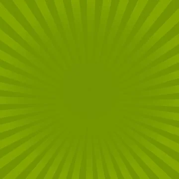 Sunburst green rays pattern. Radial sunburst ray background vector illustrati Stock Illustration