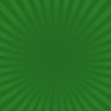 Sunburst green rays pattern. Radial sunburst ray background vector illustrati Stock Illustration