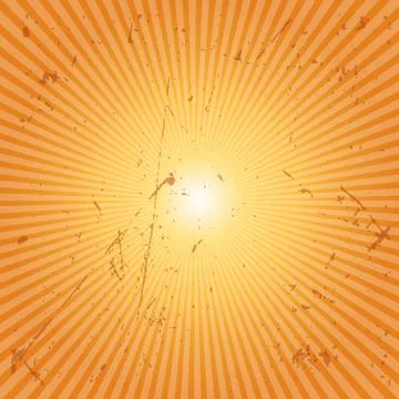 Sunburst Grunge Background 스톡 일러스트