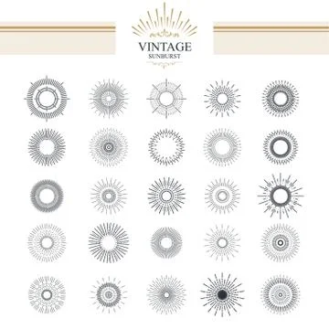 Sunburst Stock Illustration