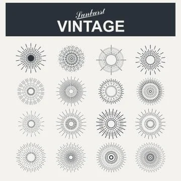 Sunburst Stock Illustration