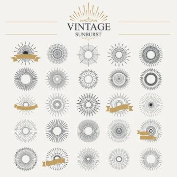 Sunburst Stock Illustration