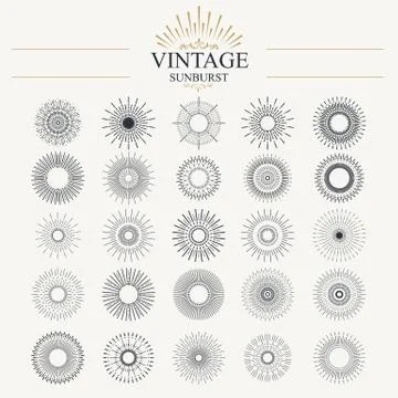 Sunburst Stock Illustration