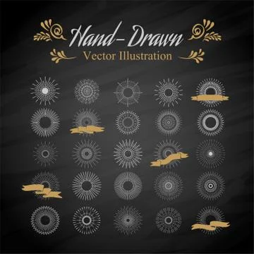 Sunburst Illustrazione stock