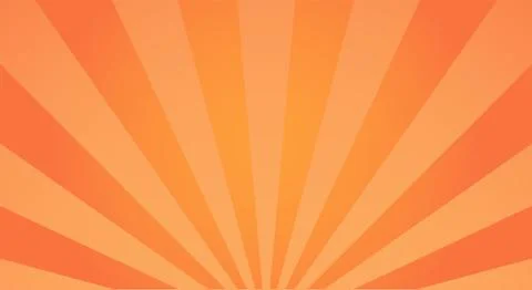 Sunburst light background with sun orange ray. イラスト素材