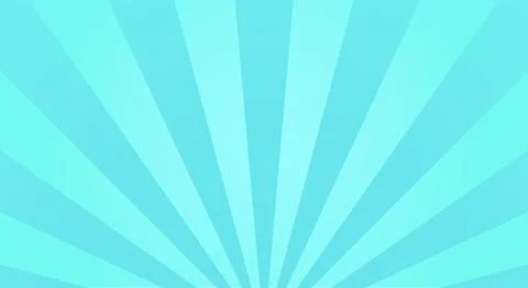 Sunburst light background with sun turquoise ray. Stock Illustration