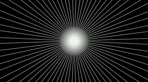 Sunburst lines center Stock Footage 21233961