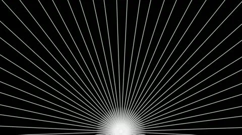 Sunburst lines low Stock Footage 21233976