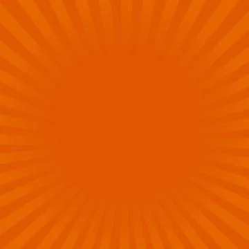 Sunburst orange rays pattern. Radial sunburst ray background vector illustrat Illustrazione stock
