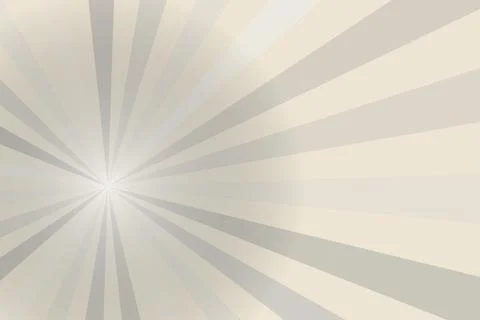 Sunburst pattern with light rays on beige background Stock Photos