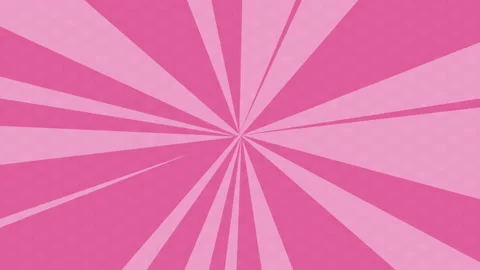 Sunburst pattern pink and light pink background animation. stripe or radial Stock Footage 137006001