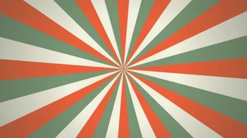 Sunburst pattern rotating seamless loop motion background Stock Footage 345394201
