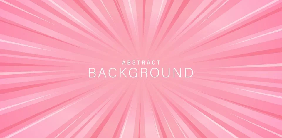 Sunburst pink background Stock Illustration